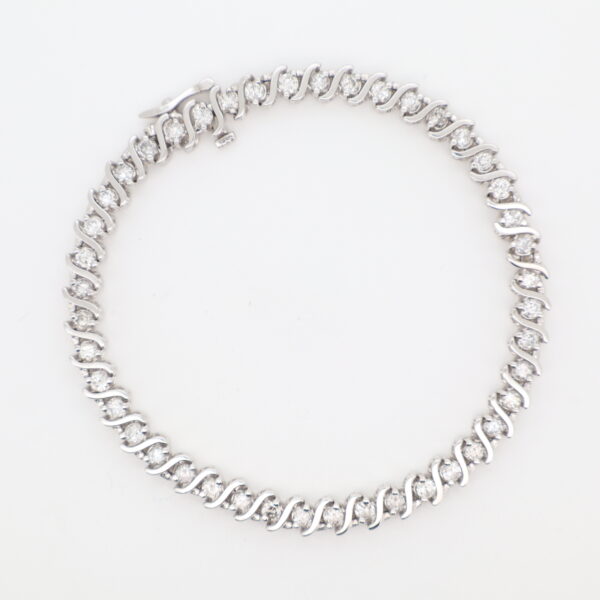 14KW Diamond Tennis Bracelet
