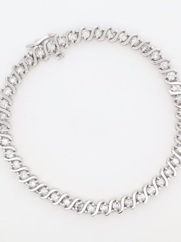 14KW Diamond Tennis Bracelet