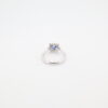 14KW Sapphire and Diamond Engagement Ring
