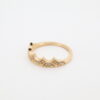 14KY Diamond Stackable Crown Ring