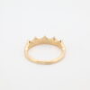 14KY Diamond Stackable Crown Ring
