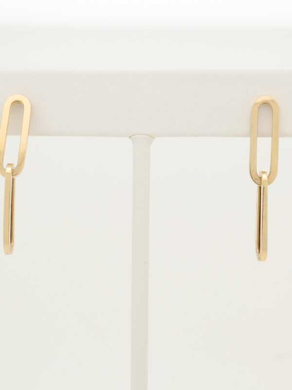14KY Paperclip Earrings