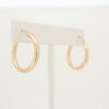14KY 1" Hoop Earrings