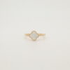 14KY Mother of Pearl Clover Ring