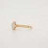 14KY Mother of Pearl Clover Ring