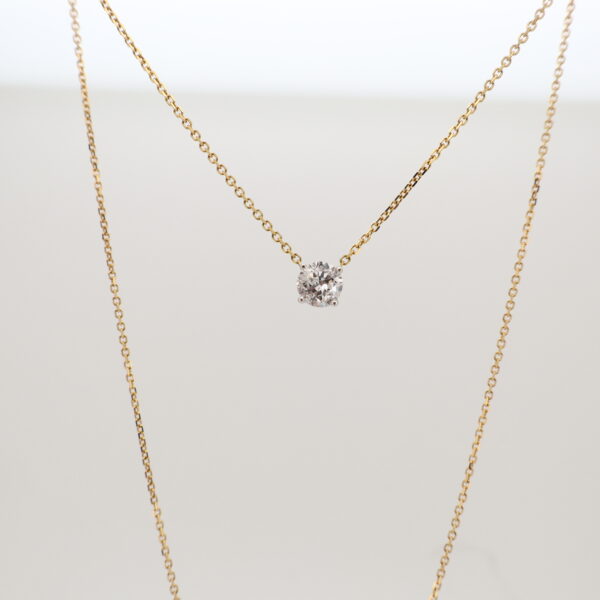 14KY Lab Diamond Necklace