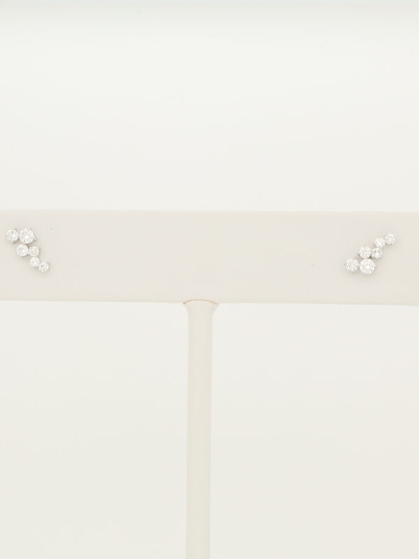 14KW Diamond Cluster Earrings