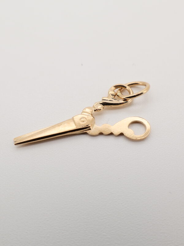 14KY Scissor Charm